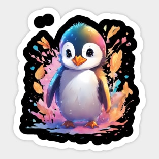 Baby Penguin Playtime Joy Sticker